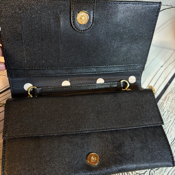 ANNE KLEIN Time To Indulge Clutch Convertible with Gold-Tone Bow - Picture 8 of 10